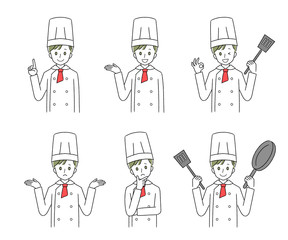 コックさんのイラスト