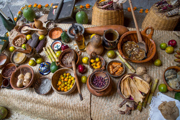 altar of the dead, day of the dead in mexico, offering, mexican food, orange flowers, candles, candy skulls, halloween, november 1, incense, souls in pain, return of souls, mexican traditions