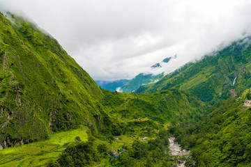 Nature view in Annapurna Conservation Area, Nepal