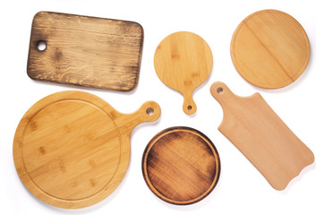 wooden pizza or bread cutting board - Powered by Adobe