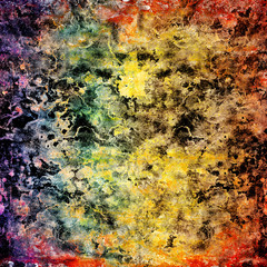abstract grunge background in rainbow colors