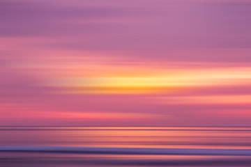 sunset in the Ocean