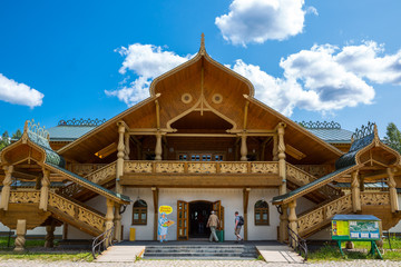 The rural life and the religious monuments of Karelia region