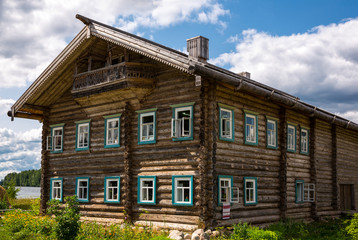 The rural life and the religious monuments of Karelia region