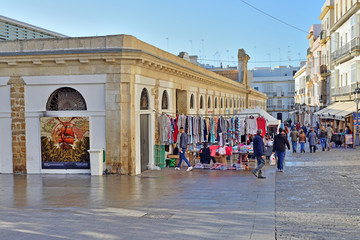 Cadiz, Andalusia, Spain - street market. - obrazy, fototapety, plakaty