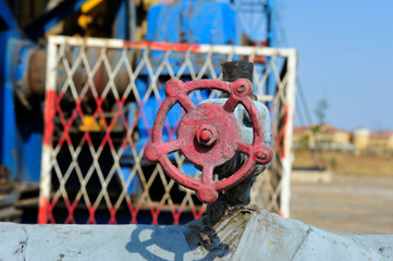 The pipe and valve oil fields