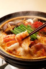 キムチ鍋 　KIMUCHI hot pot