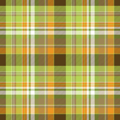 Fabric texture check plaid seamless pattern