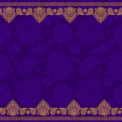 Sari indian seamless pattern