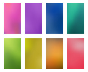 Collection bright abstract multicolored wallpapers smartphones screen mobile background