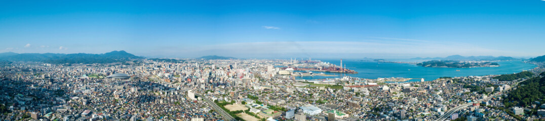福岡県　街並み　北九州市