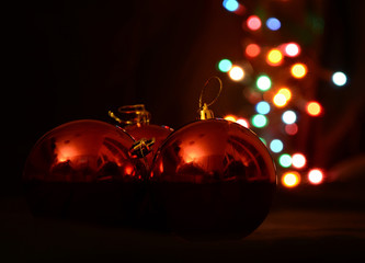 Fototapeta premium Bolas de navidad
