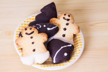 Christmas homemade gingerbread cookies