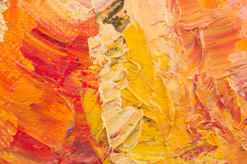 Oil paint background for text or image. Abstract oil paint texture. Multicolored scratched background.