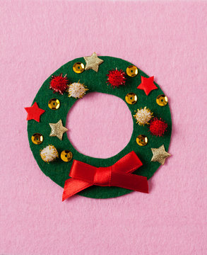 Felt Crhristmas card, DIY idea
