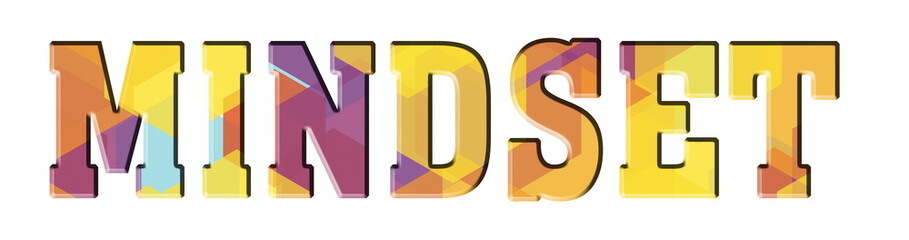 Mindset Rainbow multicolor banner