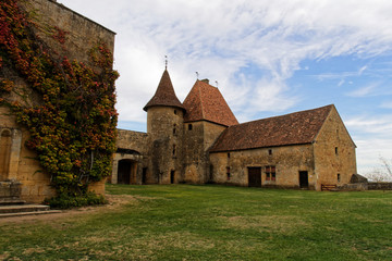 Fototapeta na wymiar Dépendance château de Biron