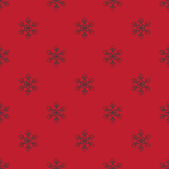 Naklejka na ściany i meble Christmas X-mas Snowflake Decoration