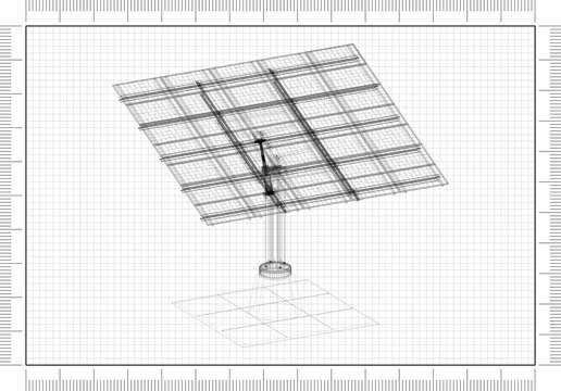 Solar Panels Architect blueprint 