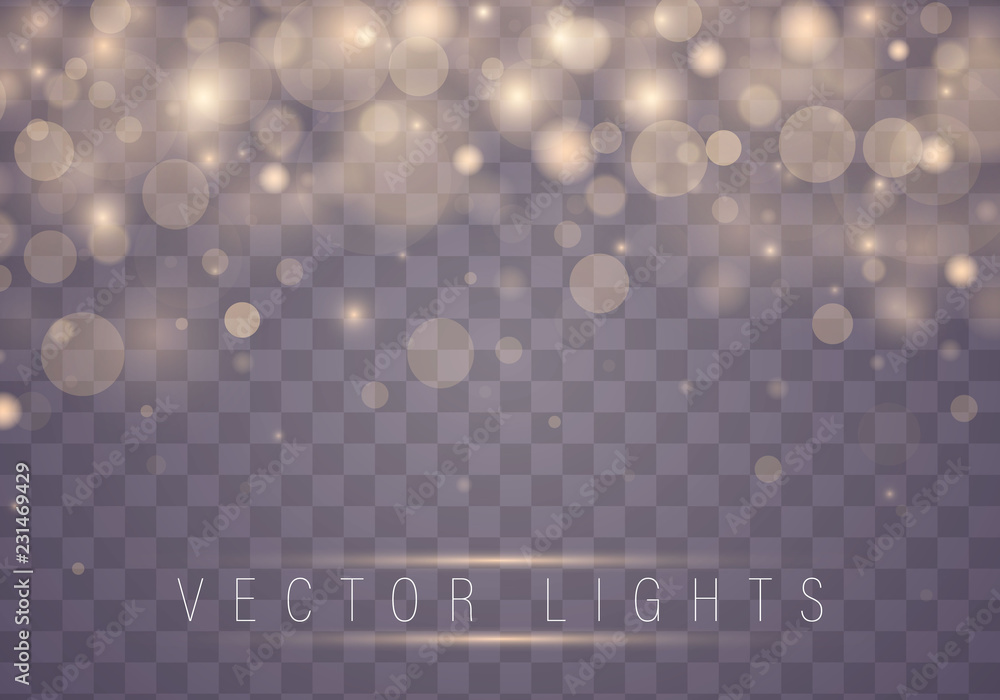 Poster light abstract bokeh