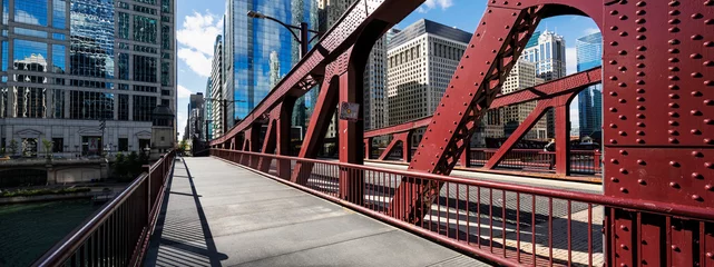Fototapete Chicago Chicago-Brücke