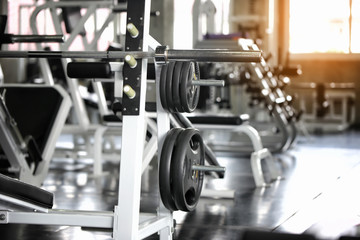 Fototapeta premium Fitness gym equipment