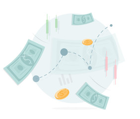 Money icon. Exchange and trading.