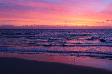 Australia sea sunset