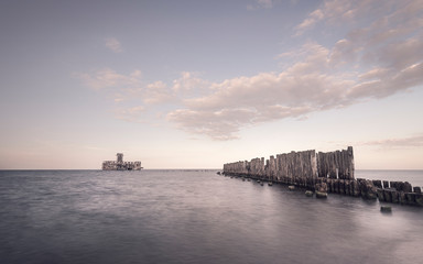 Torpedo Launch Station in Baltic sea, Gdynia.