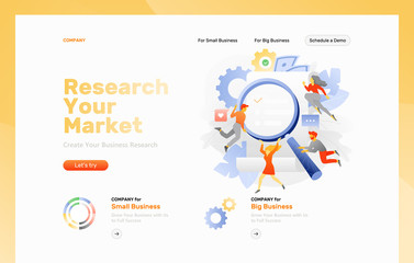 Market Research Web Page