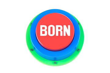 プッシュボタンの3Dイラスト