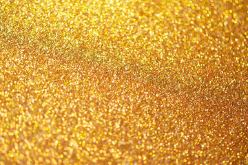 Golden christmas glitter background