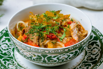 Lagman asian soup