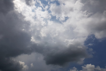 Obraz premium blue sky with clouds