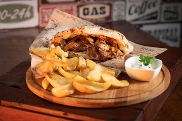 fresh italian sandwich