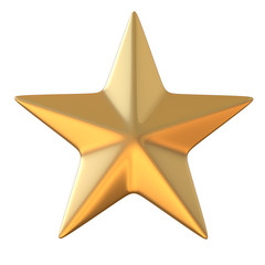 gold coin - 3d isolated on white background