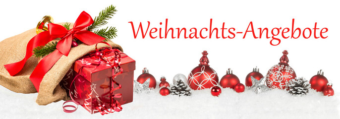 Weihnachts-Angebote Nikolaussack mit Geschenk