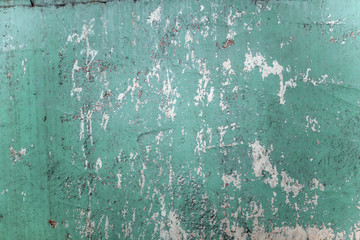 Old concrete, painted wall.