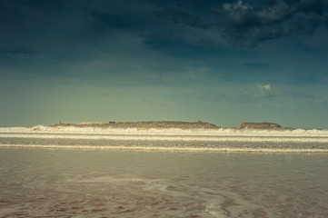 Beautiful Atlantic Ocean landscape  Essaouira, Morocco