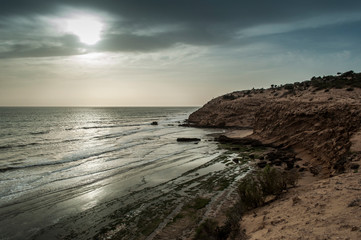 Atlantic coast near Essaouira, Morocco.