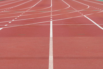 陸上競技場のトラック