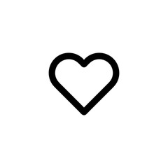 Heart vector icon isolated on background. Trendy sweet symbol. Pixel perfect. illustration EPS 10.