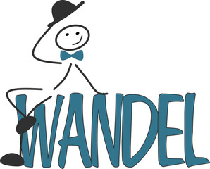 Strichmännchen - Wandel