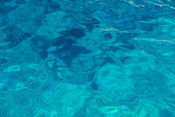 Cristal blue water in Sardinia, Italy