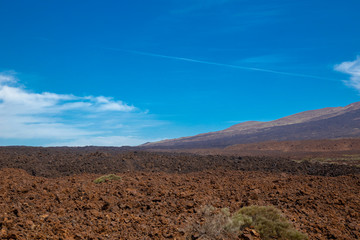 National park del Teide, view of magical park