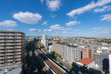 吹田都市風景　江坂周辺