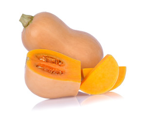 butternut squash isolated on white background