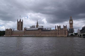 Fototapeta na wymiar london big ben, tower bridge and parliment tower