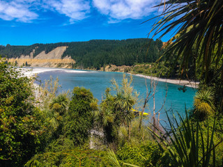 Obraz premium picturesque Rakaia Gorge and Rakaia River on the South Island of New Zealand