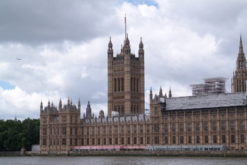 Obraz na płótnie Canvas london big ben, tower bridge and parliment tower
